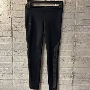 Under Armour ColdGear Black Fleece Lined Leggings Small